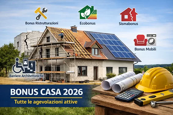 Bonus casa 2026: tutte le agevolazioni attive quest&rsquo;anno