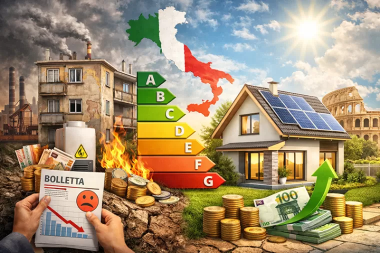 Crisi energetica: quanto avremmo risparmiato se le case italiane fossero gi&agrave; pi&ugrave; efficienti