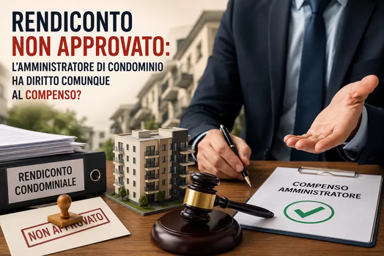 Rendiconto non approvato: l&rsquo;amministratore di condominio ha diritto comunque al compenso?